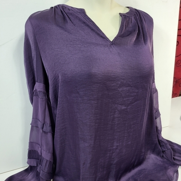 Simply Vera Vera Wang Purple Top - Picture 2 of 7